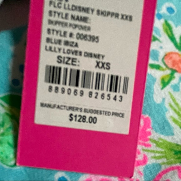 NWT Lilly Pulitzer X Disney Skipper Pullover Size XXS Minnie Mickey Mouse RARE - Picture 3 of 5